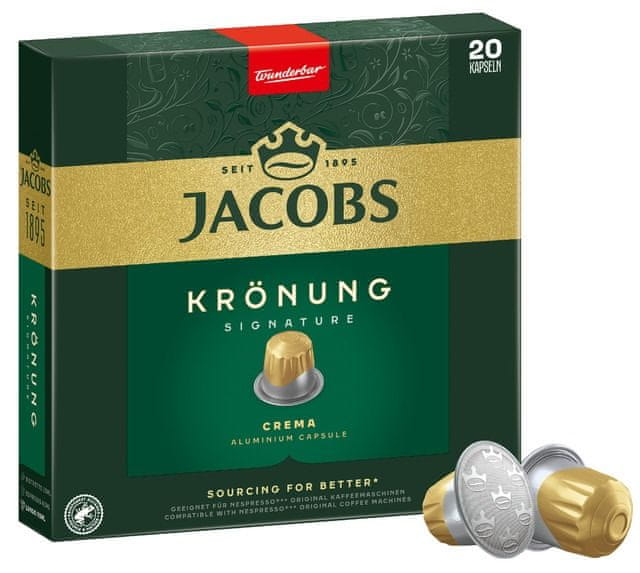 Jacobs Kronung intenzita 6, 20 ks kapsúl pre Nespresso